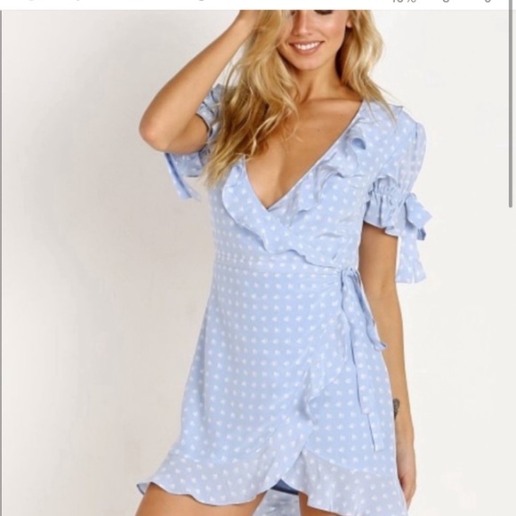 For Love & Lemons Sweetheart Wrap Dress - Picture 2 of 8